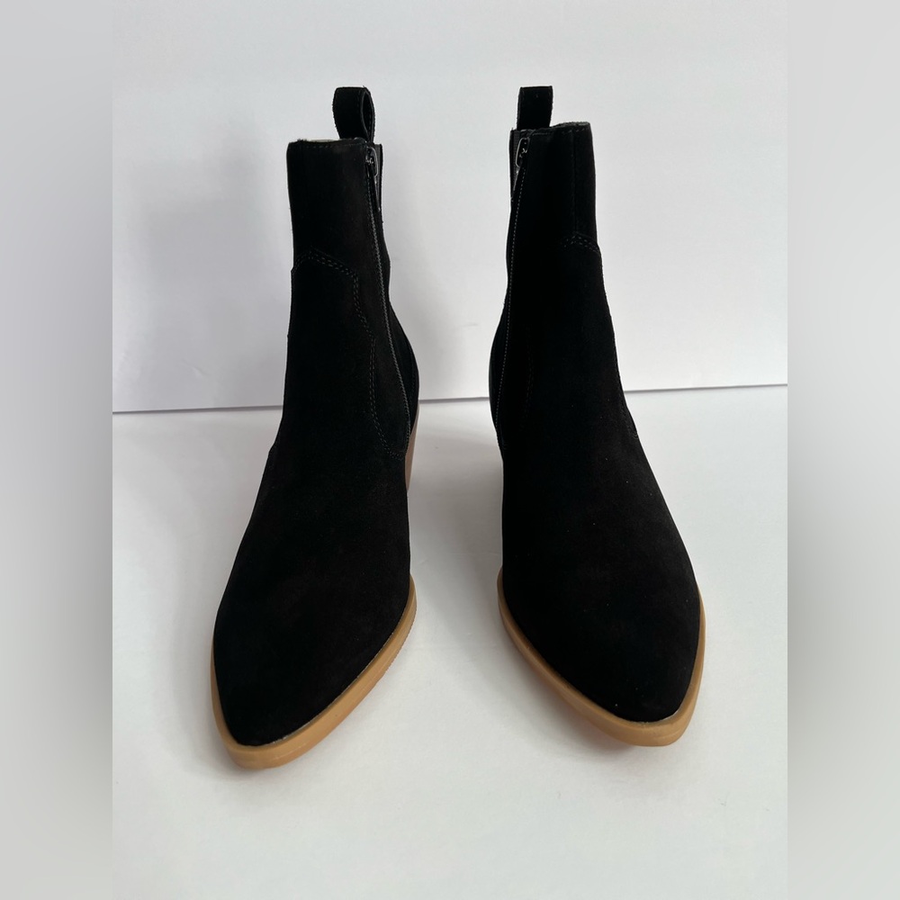 Steady V ~ Black Suede Lisa Vicky Ankle Boots